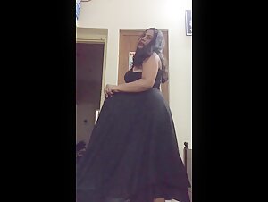 Beautiful Birthday Girl Surprise Video For Boyfriend Teasing And Stripping Nude While Dancing With Full Face Hot Moves
