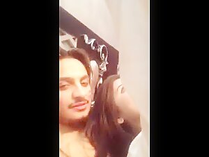 Pakistani Couple After PArty Self Video Recording,  Showing Her Big Boobs Pulling Down Her Bra